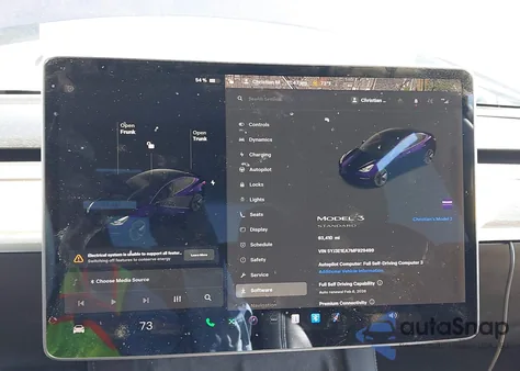 2021 Tesla Model 3 Standard Range Plus Rear-Wheel Drive from USA, damaged, VIN 5YJ3E1EA7MF929499